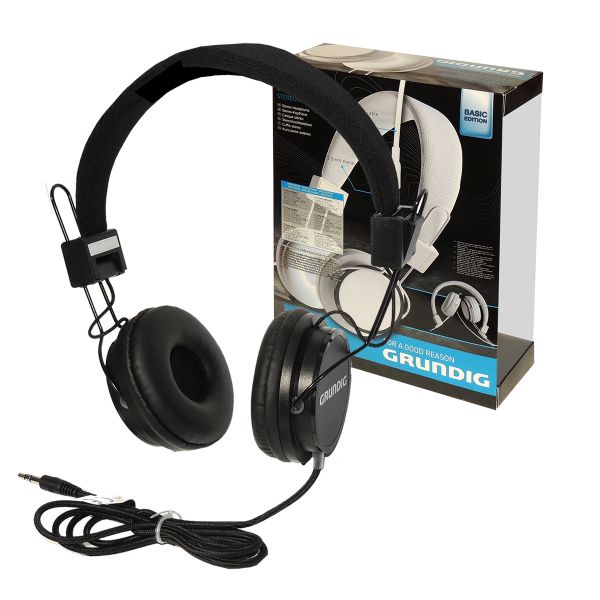 Grundig Stereo-Kopfhörer, Basic Edition, black, bold