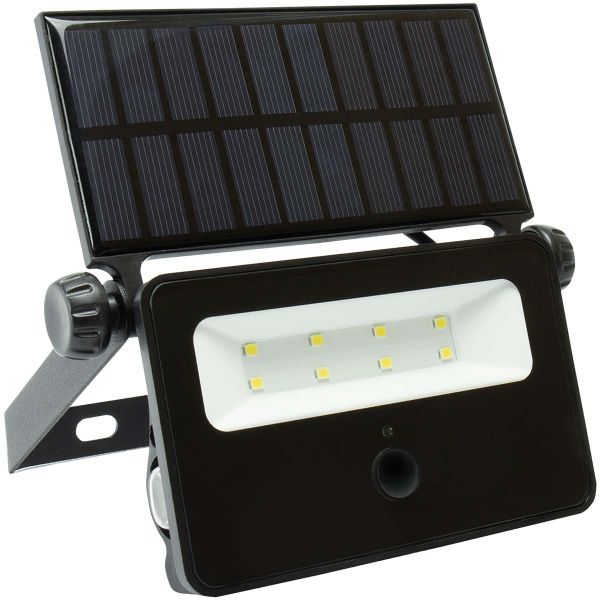 LED Solar Fluter mit Bewegungsmelder, 2W, 200lm, kaltweiß