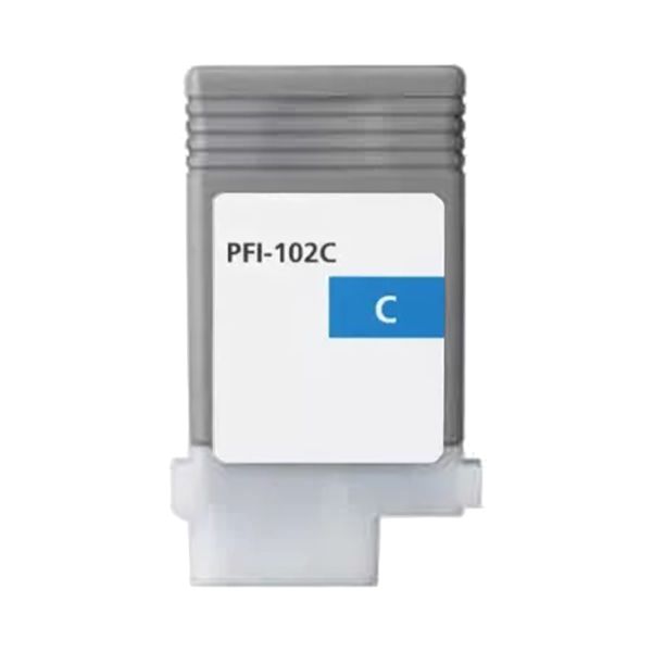 Tintenpatrone kompatibel zu PFI-102 C, cyan