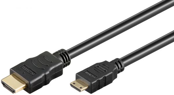 HDMI Kabel 1.5m, mit Ethernet, 1xMini