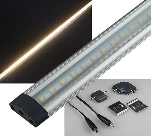 LED Unterbauleuchte, 9W, 12V, 80cm, warmweiß