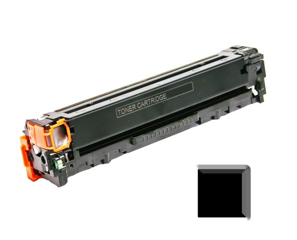Alternativ-Toner für HP-Drucker, ersetzt HP CB540A, schwarz