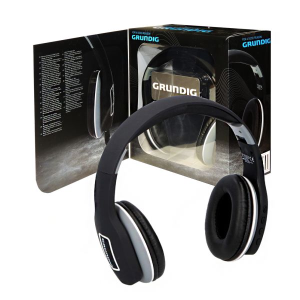 Grundig Bluetooth Headset Stereo Kopfhörer schwarz