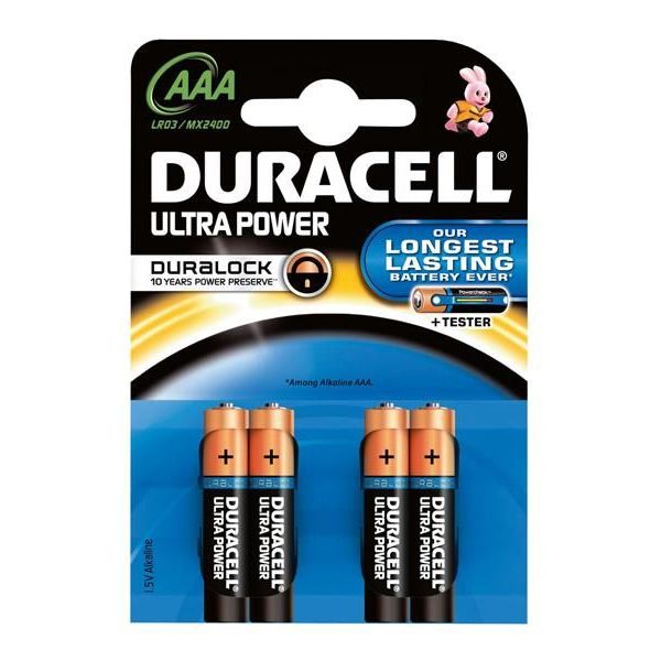 Duracell Ultra LR03/AAA (Micro) 4 Batterien 1,5V