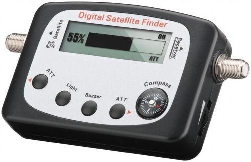 SAT Finder, "SF-Digi Pro", LCD-Anzeige, Kompass, Ton