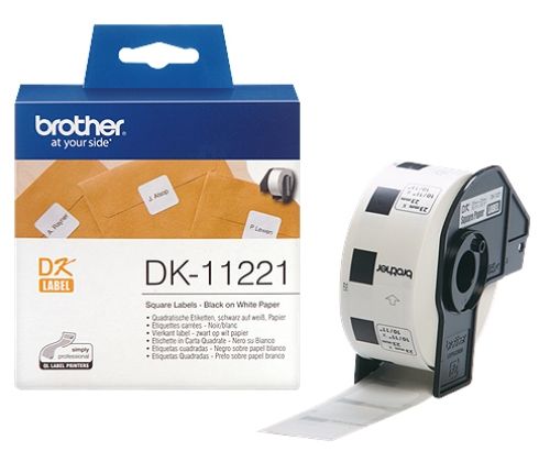 brother DK-11221, DK-Label, 23 mm x 23 mm, 1000 St.