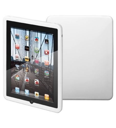 Robuste Silikon Tasche (weiss) für iPad