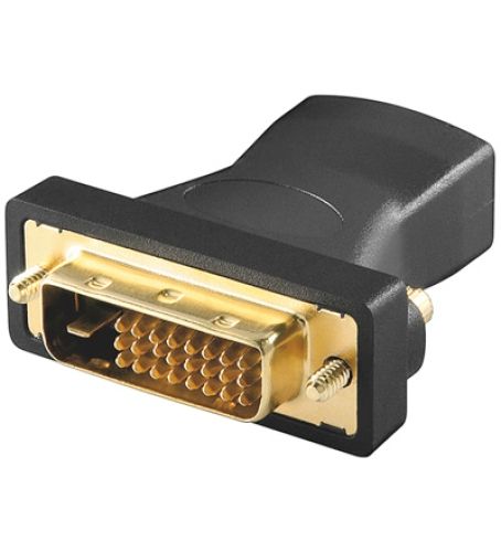 HDMI-Adapter, DVI > HDMI, Goldkontakte