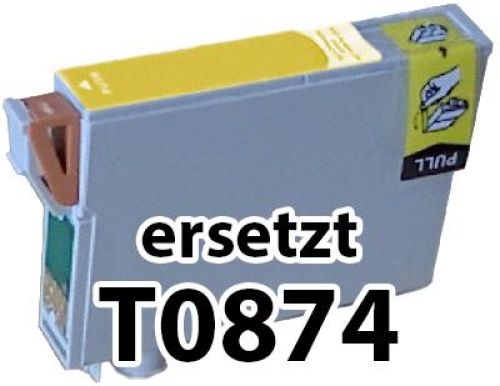 kompatible Druckerpatrone EKT0874 yellow (gelb)