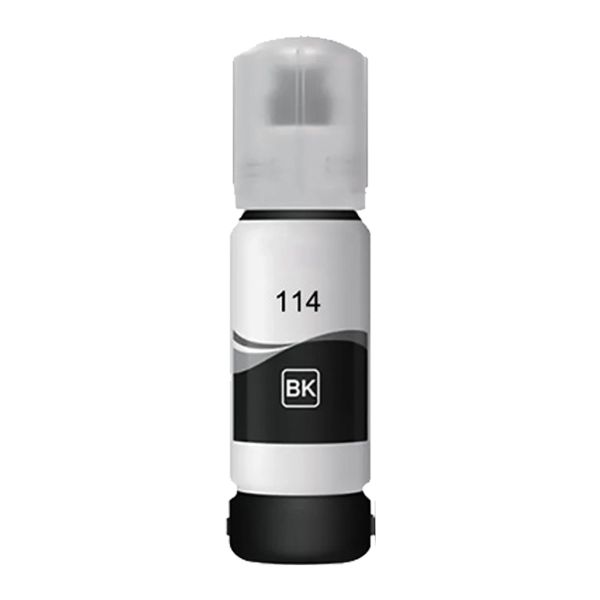 Nachfüll-Tinte schwarz 70 ml alternativ zu Epson 114 / C13T07A140