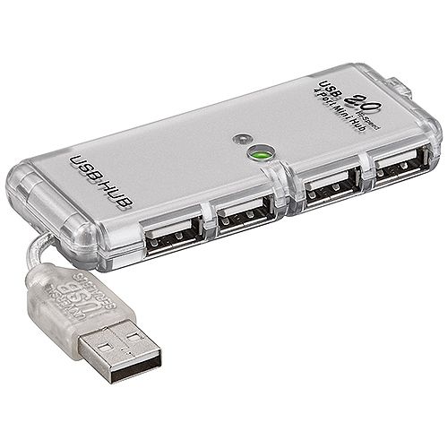 USB 2.0 Mini Hub, 4 Port USB Verteiler