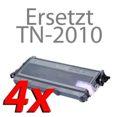 Toner-Sparset: 4 x BLT2010, Rebuild für Brother-Drucker