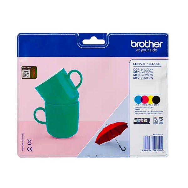 Original Brother Value-Pack LC-227XL / LC-225XL