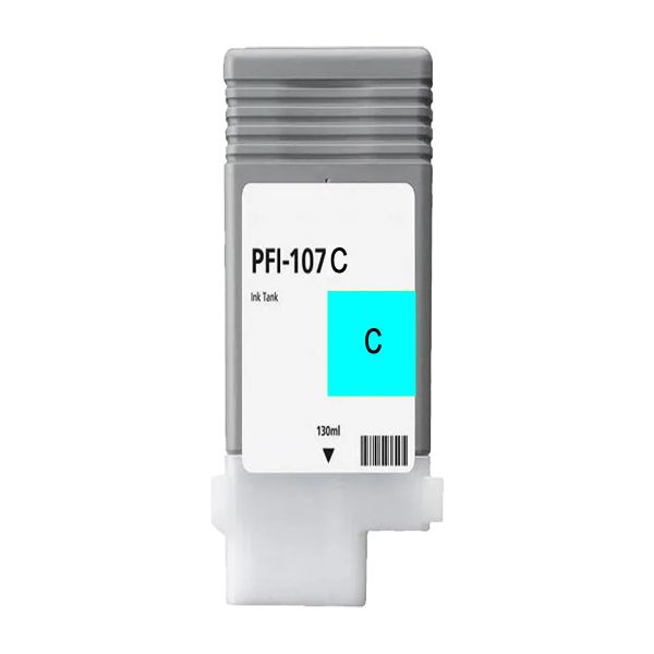 Tintenpatrone kompatibel zu PFI-107 C, cyan