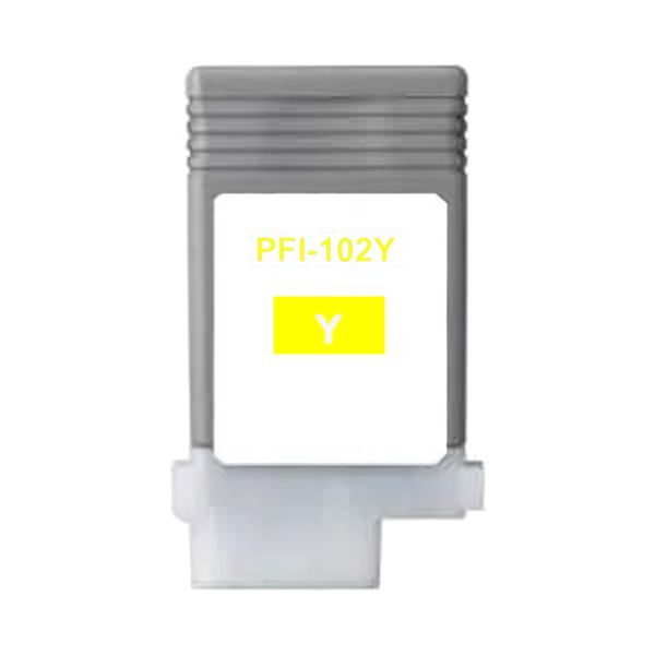 Tintenpatrone kompatibel zu PFI-102 Y, yellow