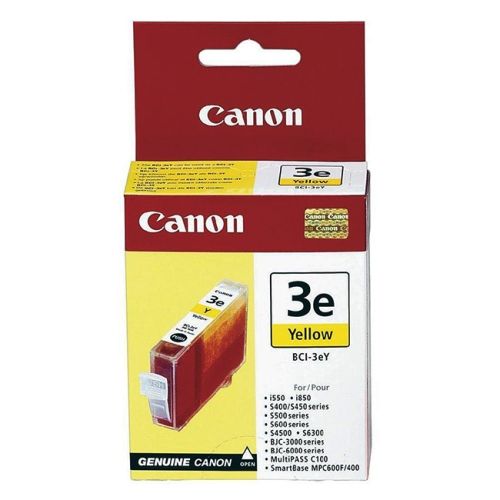 Original Canon Tintenpatrone Yellow Nr. 3, BCI-3eY
