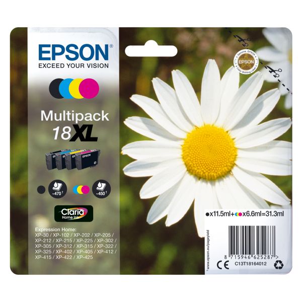 original Epson Multipack T1816 XL