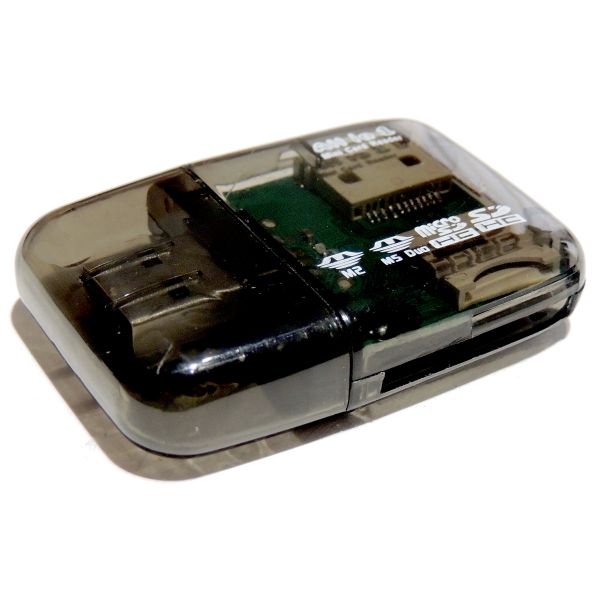 USB 2.0 High-Speed Kartenleser, Transparent