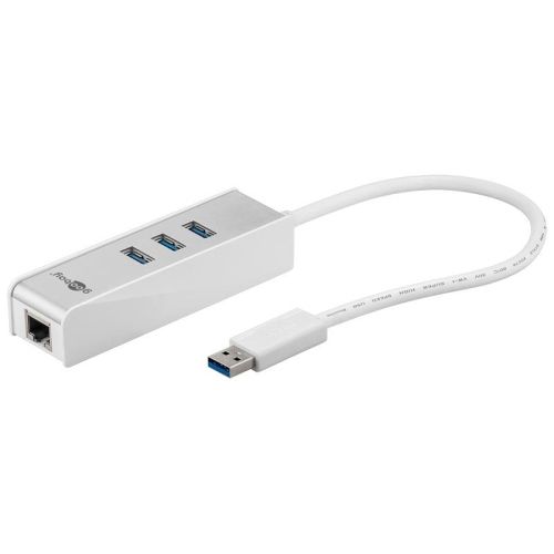 USB 3.0 - 3 Port Hub + Ethernet