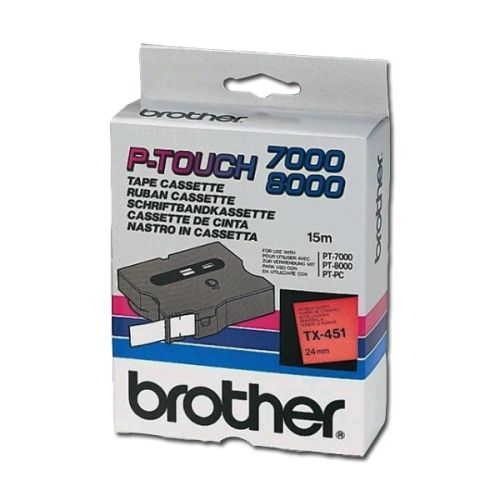 brother Schriftbandkassette TX-451, 24 mm x 15 m, laminiert